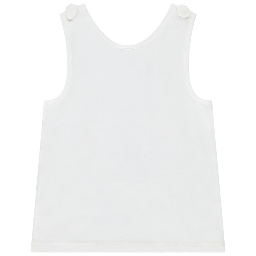 Débardeur Stitch Disney avec nouettes aux épaules pour bébé fille  