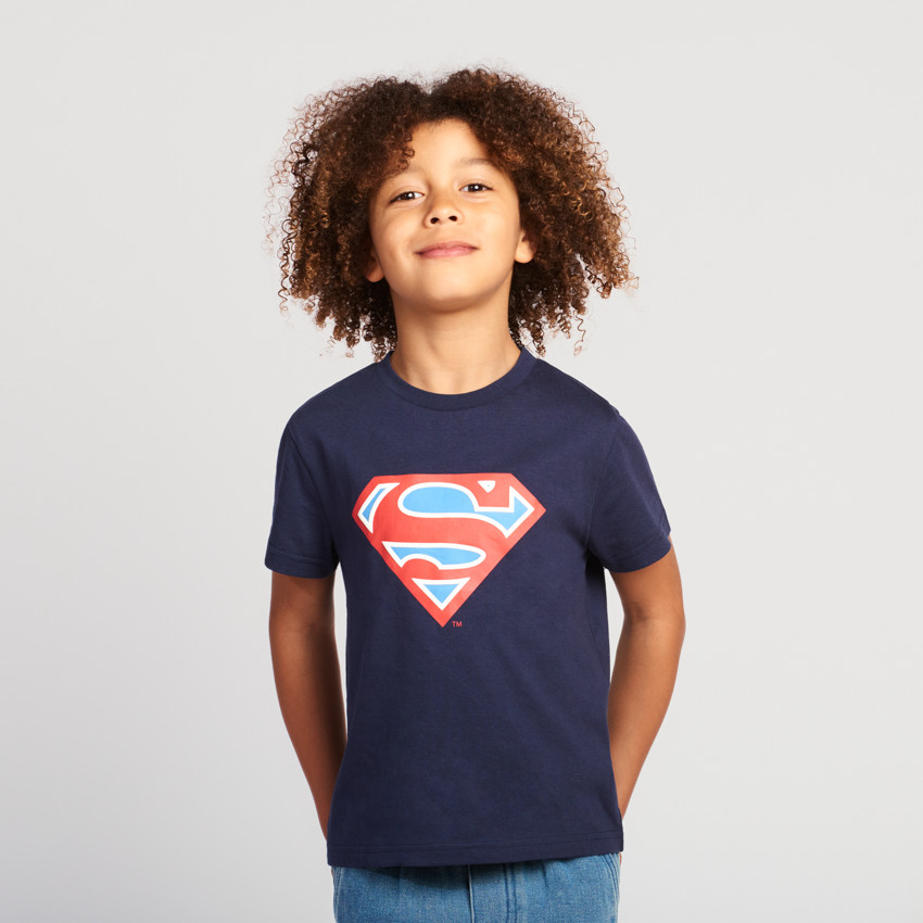 T-shirt manches courtes Superman Warner pour garçon 