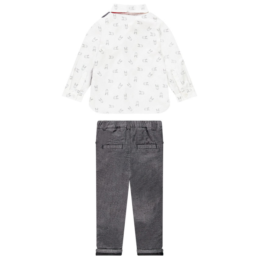 Ensemble 2 pièces de fêtes pour bébé garçon 