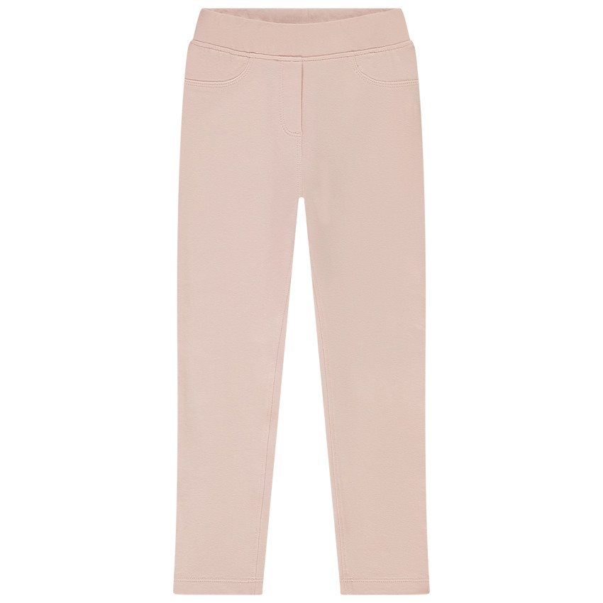 Jegging en molleton uni fille 