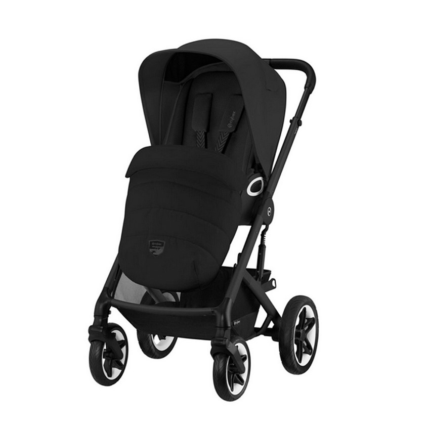 Poussette Talos S Lux Châssis Noir - Moon Black 