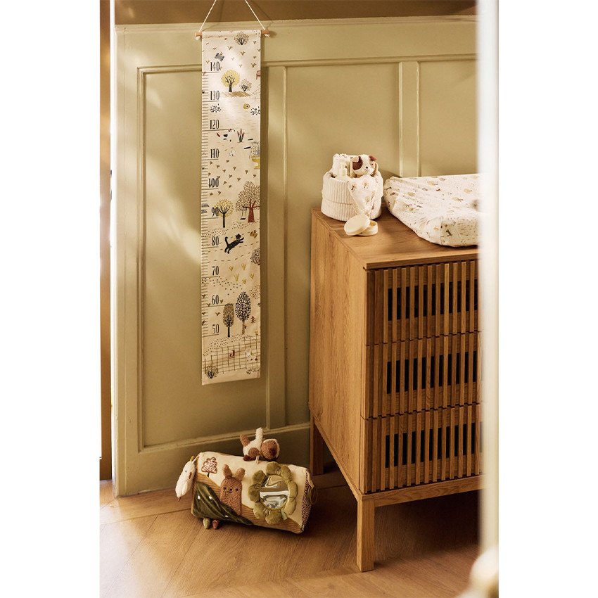 Panier de rangement Cloudy Rib 14x18cm Oatmeal 