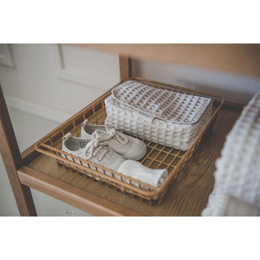 Housse de lingettes humides Gaufré Anwerp Natural 