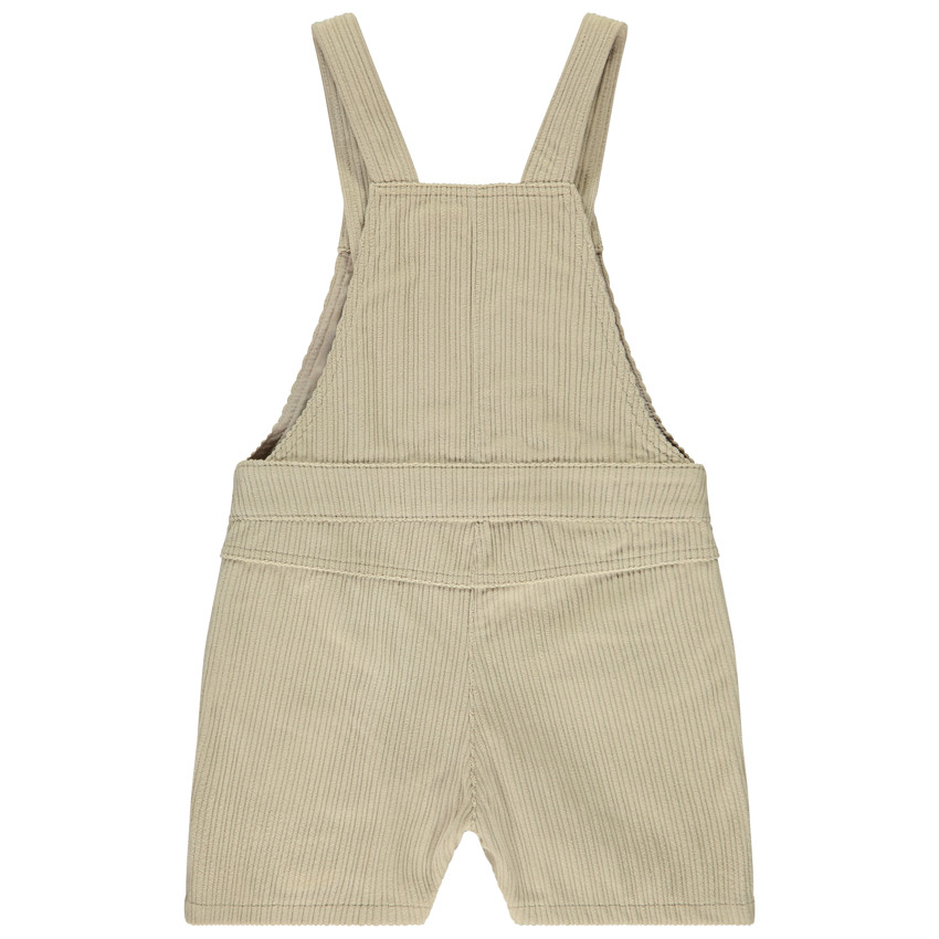 Salopette courte en velours côtelé pour fille 