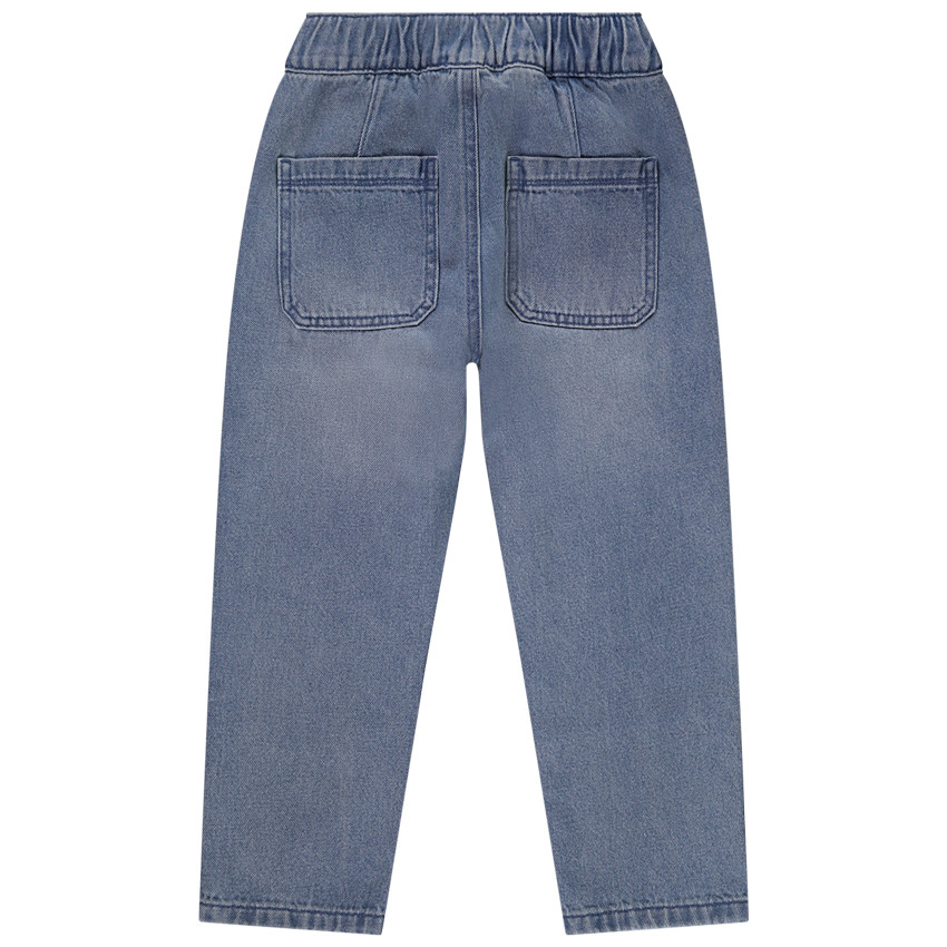 Jeans recht used effect voor jongen 