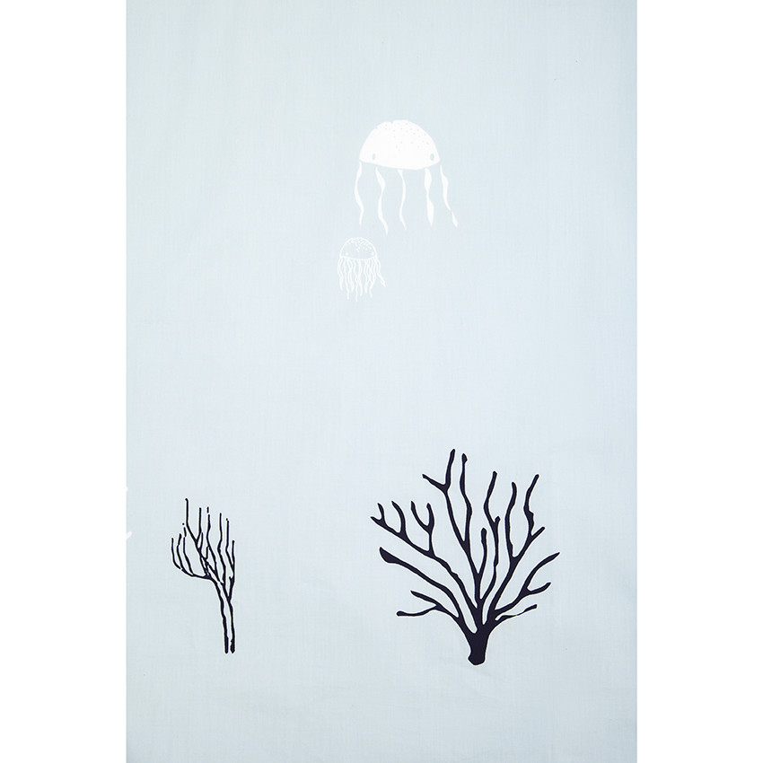 Parure de lit avec housse de couette et taie d'oreiller Pretty sea  