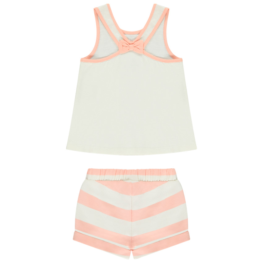 Ensemble short molleton + débardeur imprimé Minnie Disney pour bébé fille 