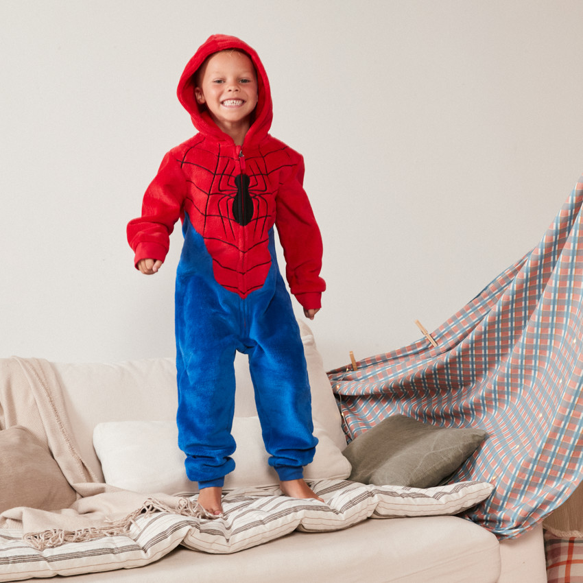 Pyjama topper in sherpa Spider-Man Marvel jongens 