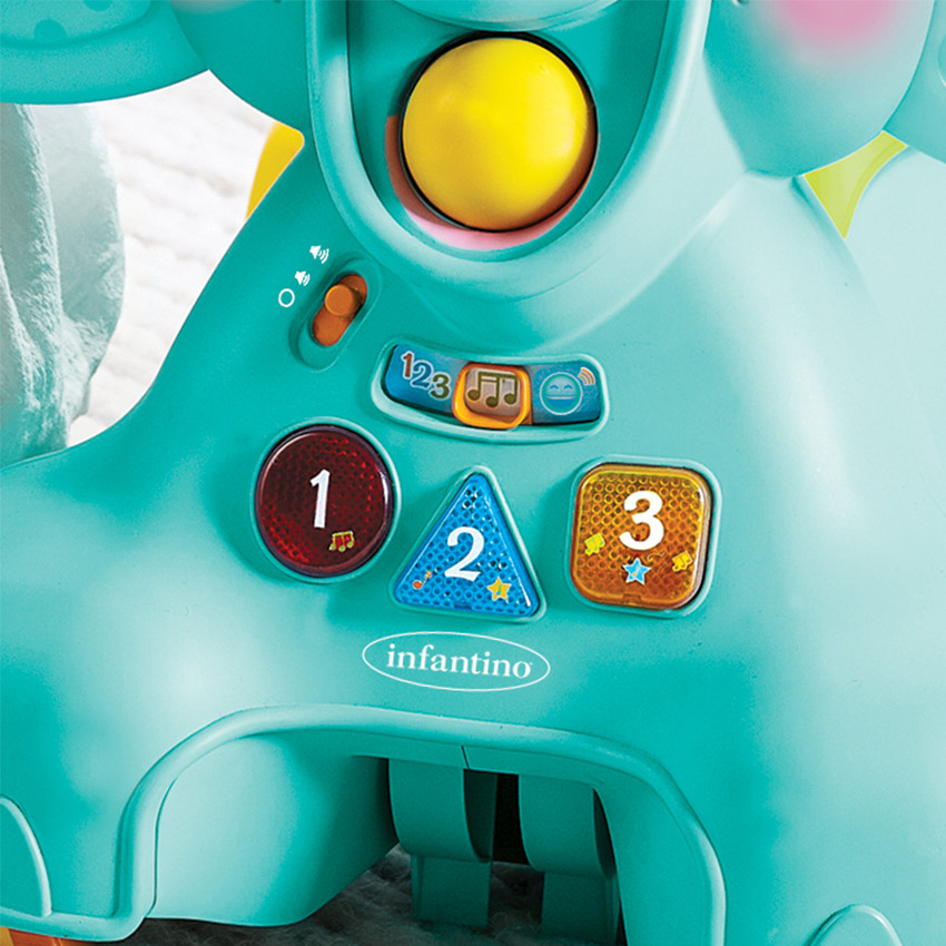 Senso l'Eléphant 3 en 1 porteur et ramasseur de balles - Sit, Walk and Ride Elephant 