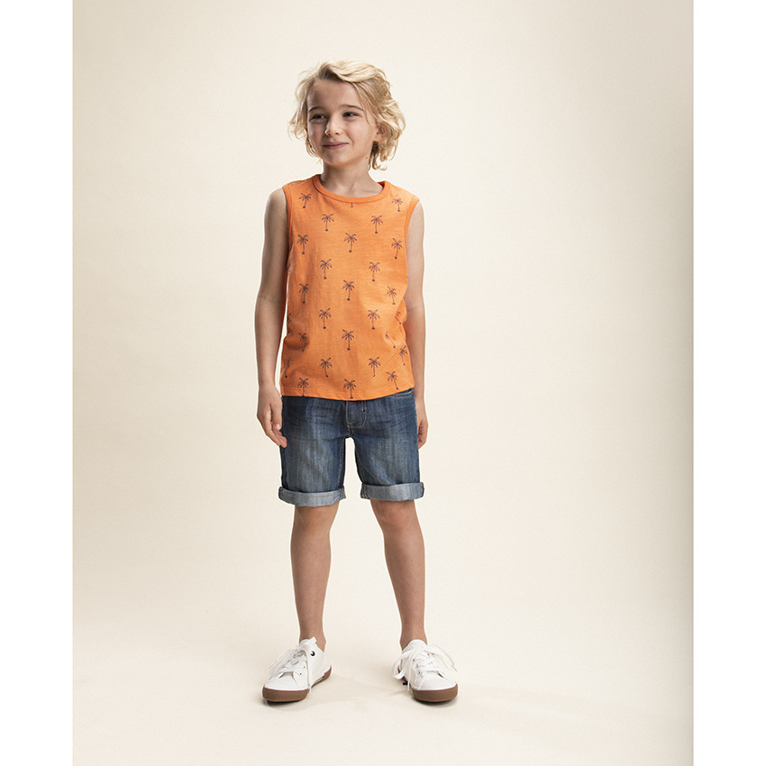 Set van 5 jongens debardeurs in gaas 