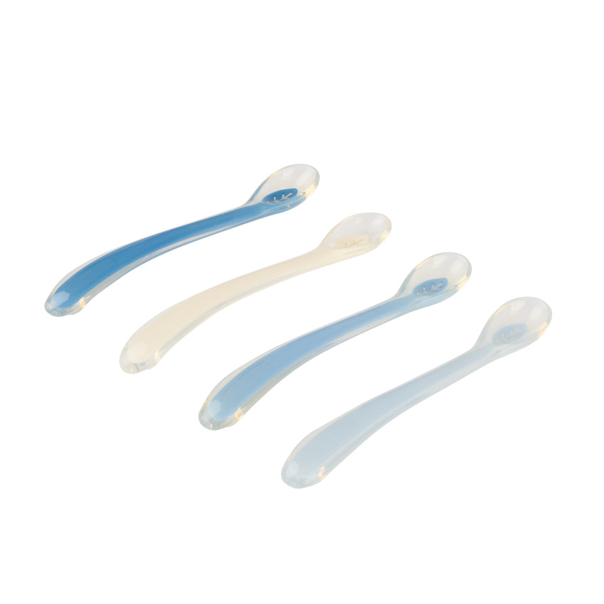Lot de 4 cuillères en silicone Miamix bleu 
