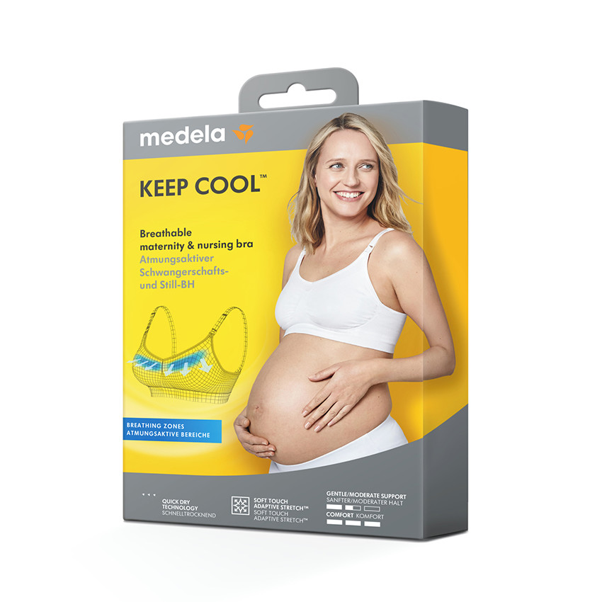 DIVERS SOIN MAMAN SOUTIEN-GORGE D'ALLAITEMENT ET GROSSESSE KEEP COOL-NOIR - XL 