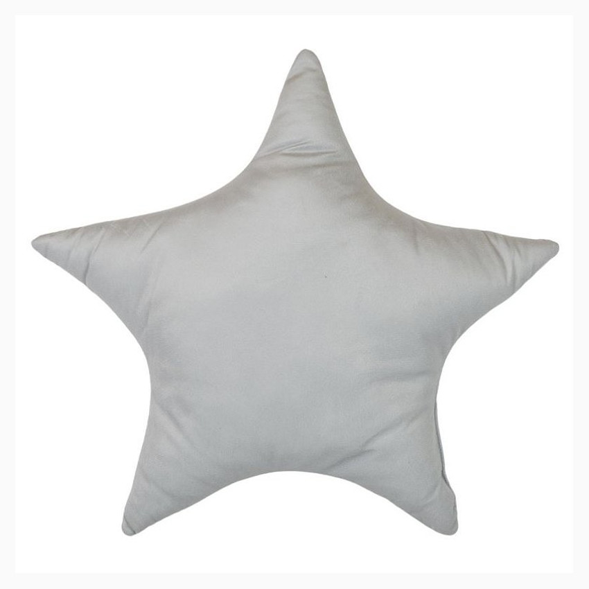 Stervormig kussen 44 x 37 cm – Grijs 