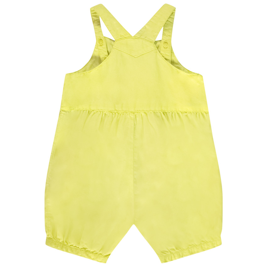 Korte jumpsuit met kersen borduursel voor meisjes 