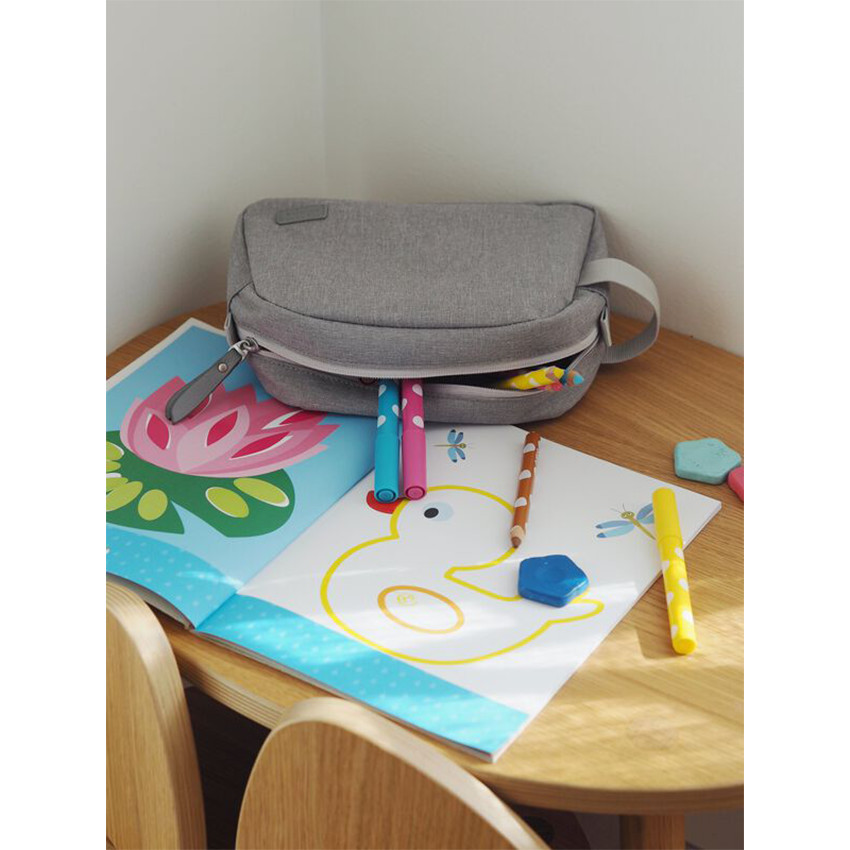 Trousse de toilette Gris chiné 