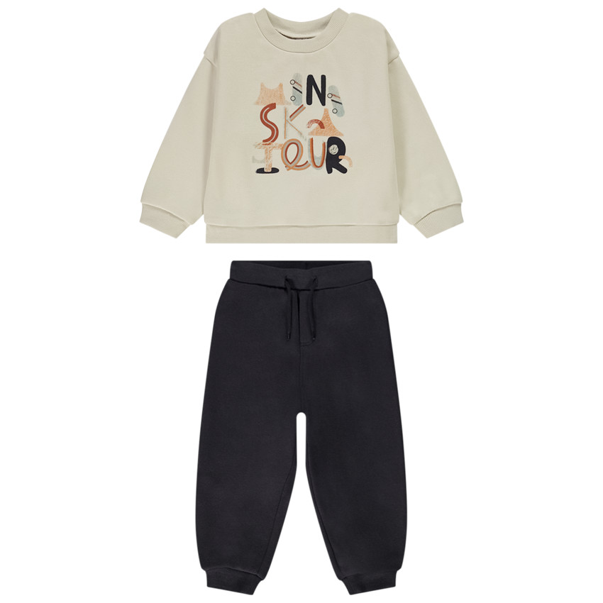 Ensemble jogging en molleton pour bébé garçon 