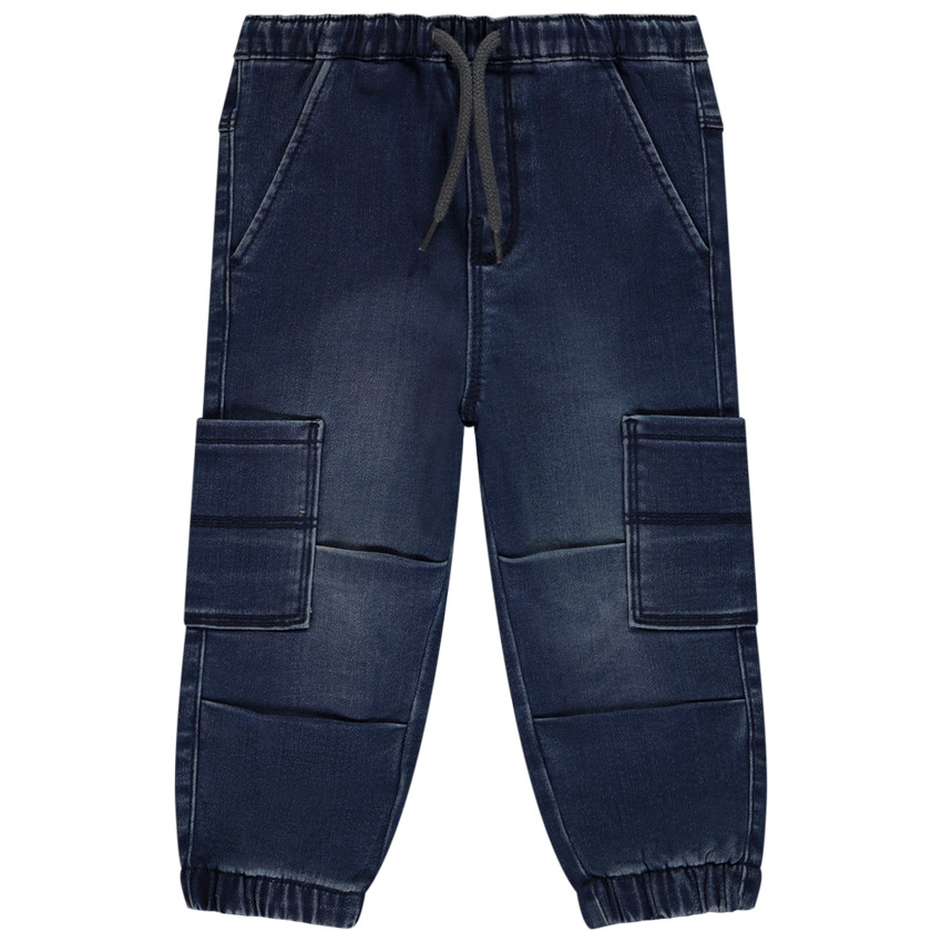 Jean parachute effet denim pour bébé garçon 
