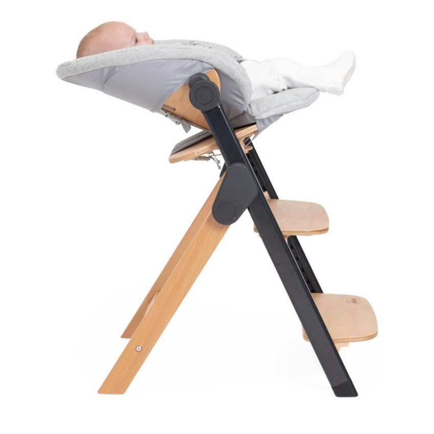 Hoge stoel Meraviglia meegroeiend & verstelbaar Ebony 