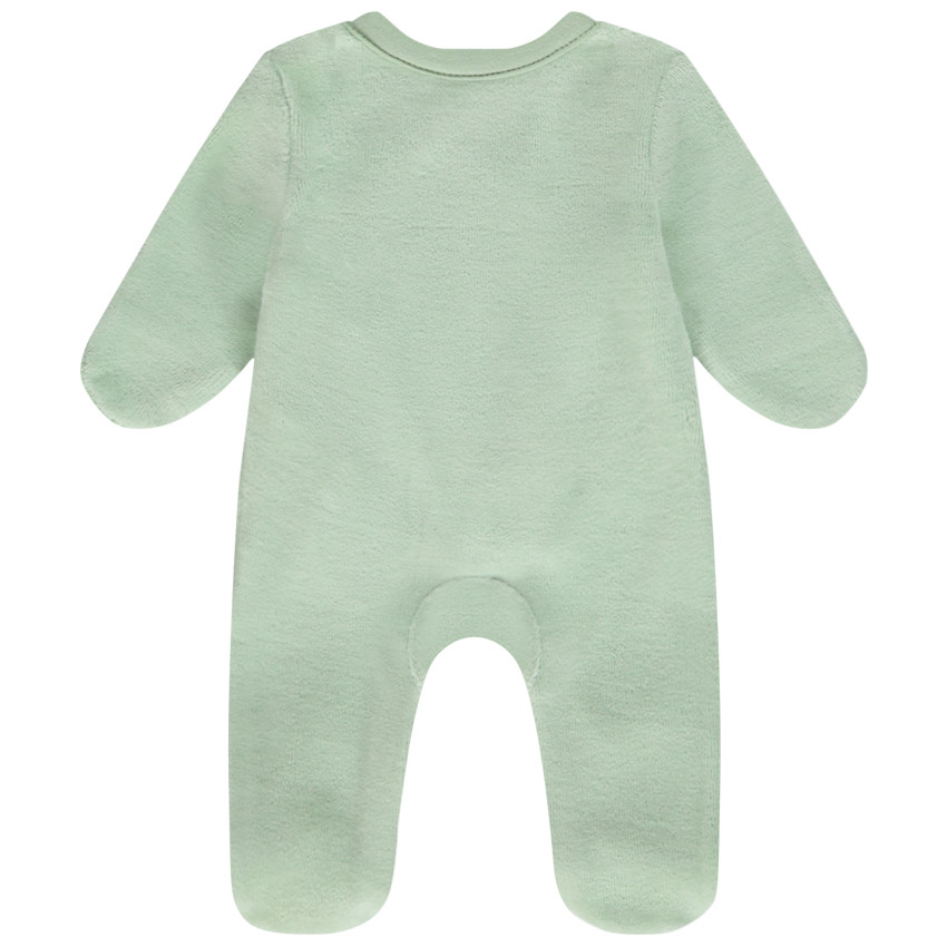 Pyjama in fluweel met hartjes effect voor prematuur baby 