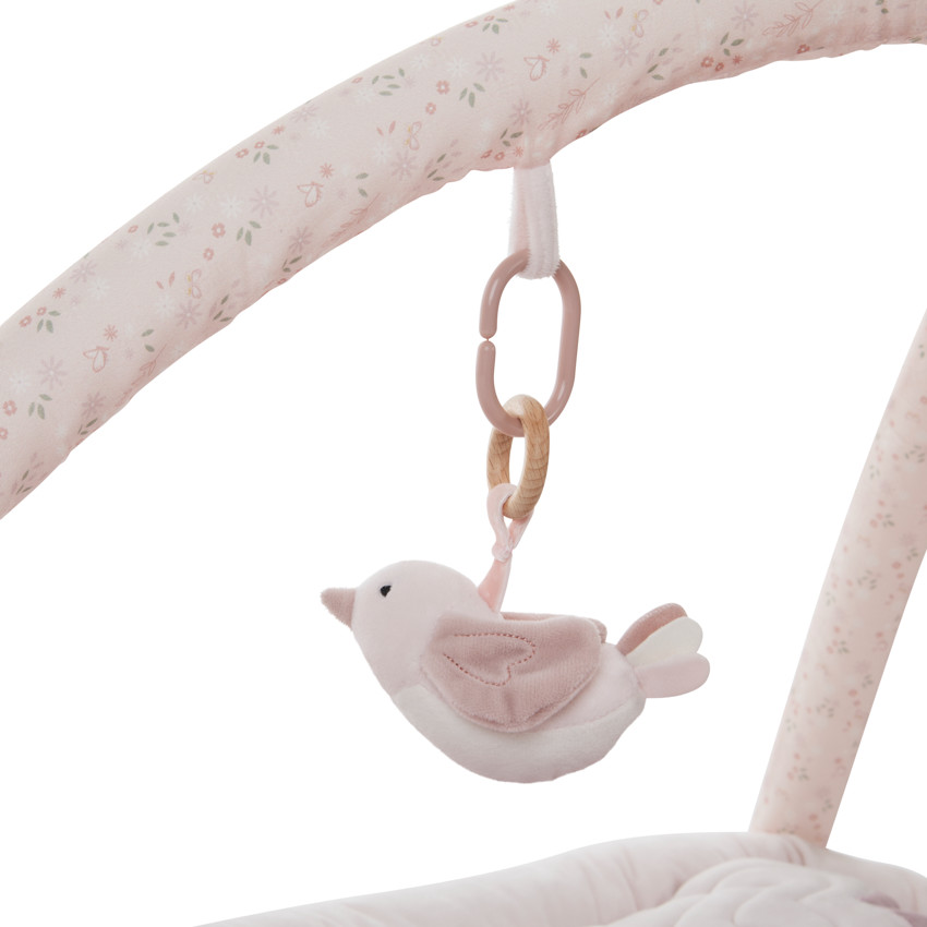 Tapis d'éveil Promenade Bucolique rose 