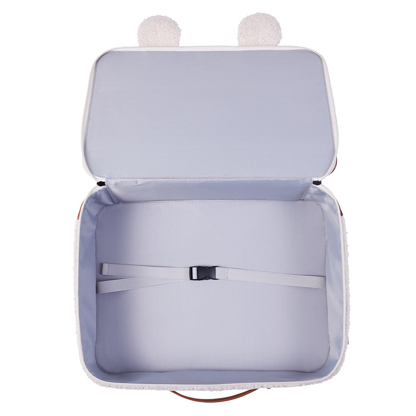 Valies kinderkoffer Mini Traveller Teddy Ecru 