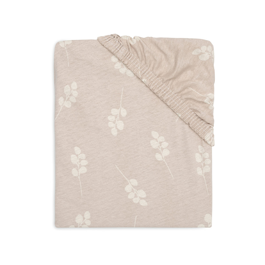 Drap housse en jersey pour berceau Twig wild rose 