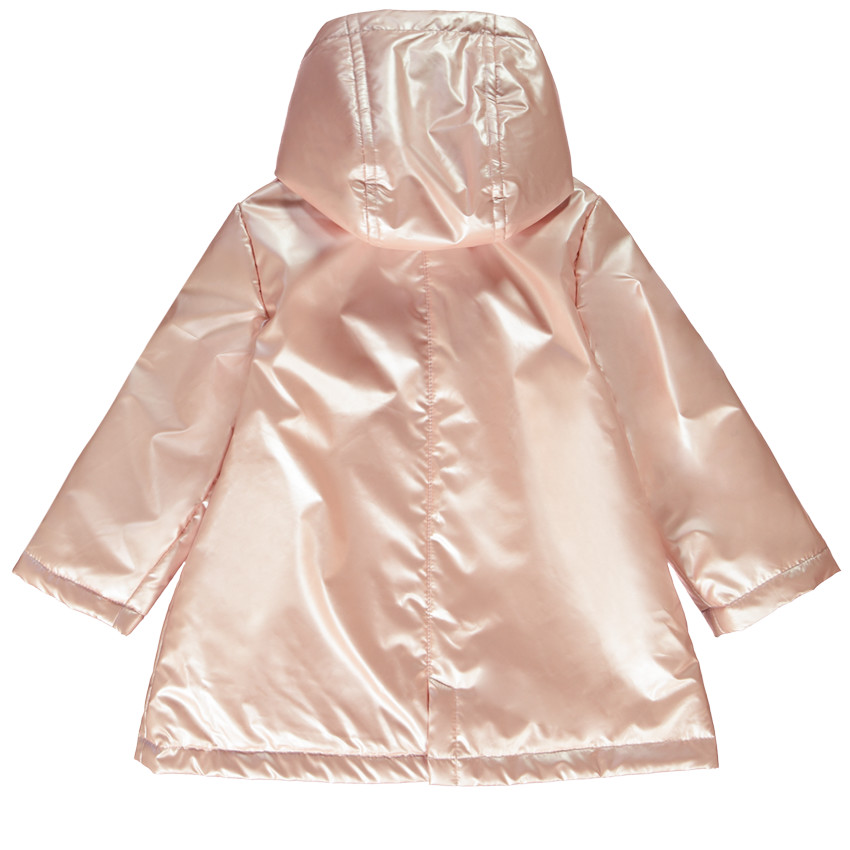 Parka gomme déperlante effet nacré pour bébé fille 