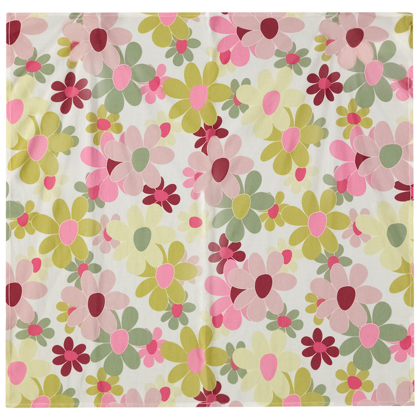 Bandana met retro bloemenprint voor meisjes 