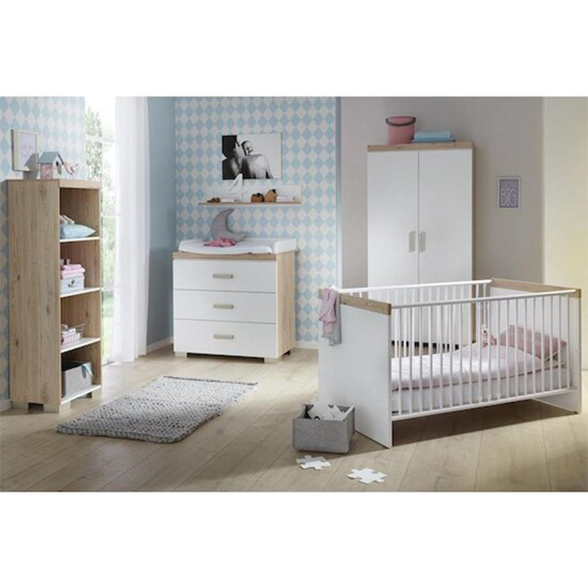 Bed Hilja 70x140cm omvormbaar in klein juniorbed  