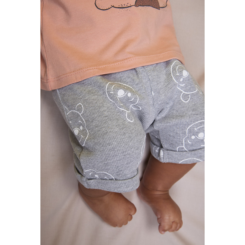 Ensemble t-shirt + bermuda imprimé Winnie Disney pour bébé garçon 