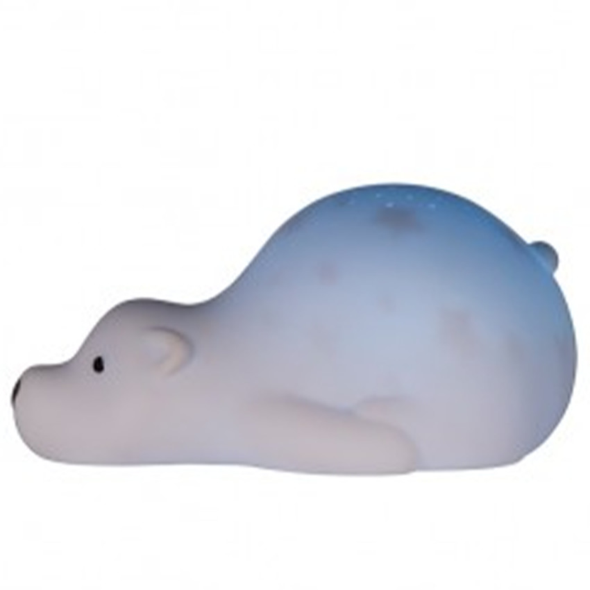 Veilleuse projecteur - Björn l'Ours polaire - Blanc - rechargeable  