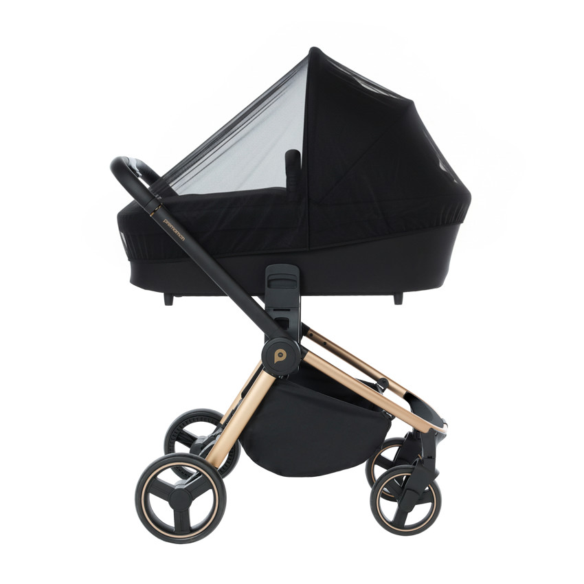 Muggenscherm Simone voor Kinderwagen - Zwart 