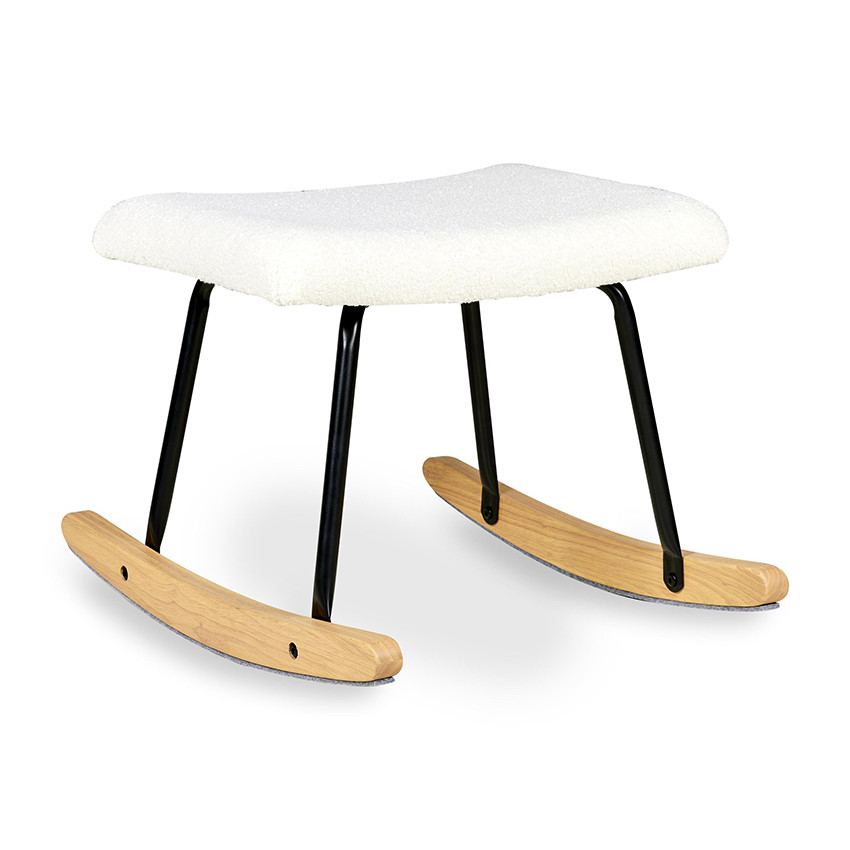 Repose pied Hocker Rocker Rocking chair Cream Sheep 