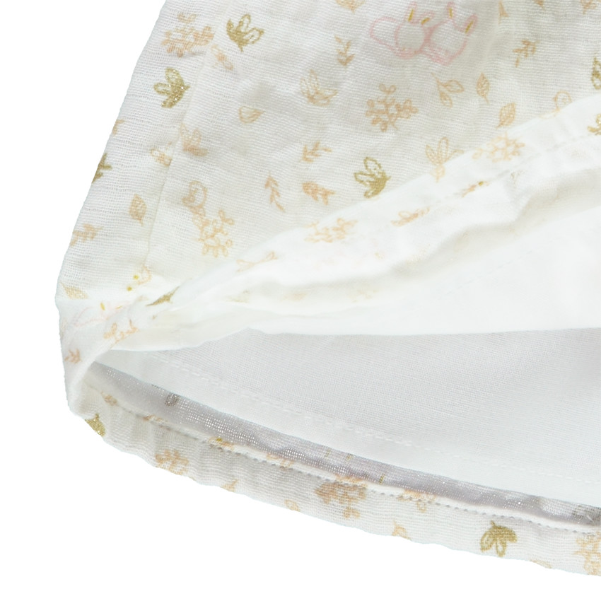 Ensemble 2 pièces robe effet 2 en 1 Lapin + bandeau pour bébé fille 