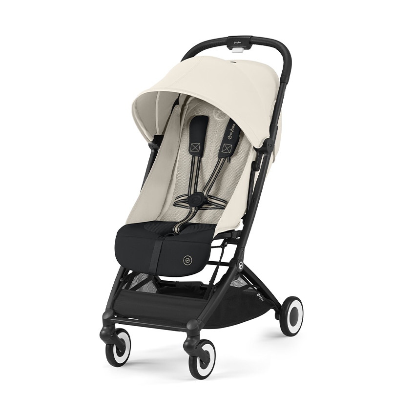 Poussette ultra-compacte Orfeo black/canvas white 