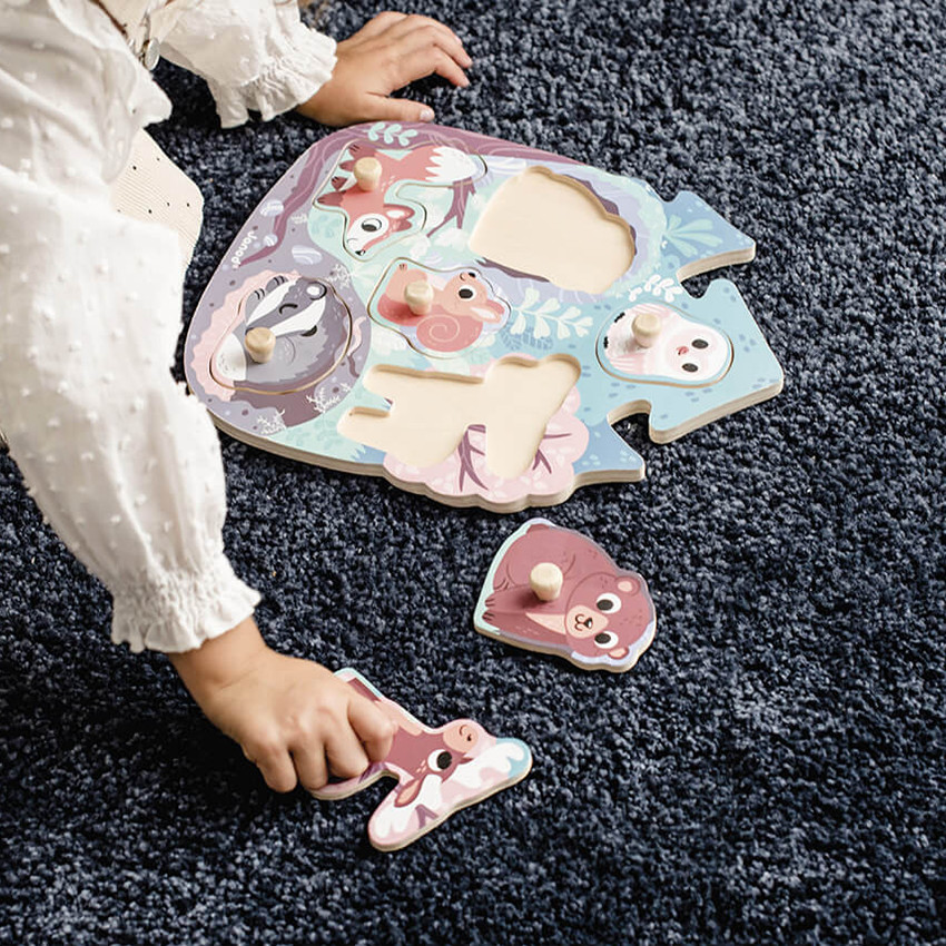 Jouet Puzzle en bois Happy Forest  