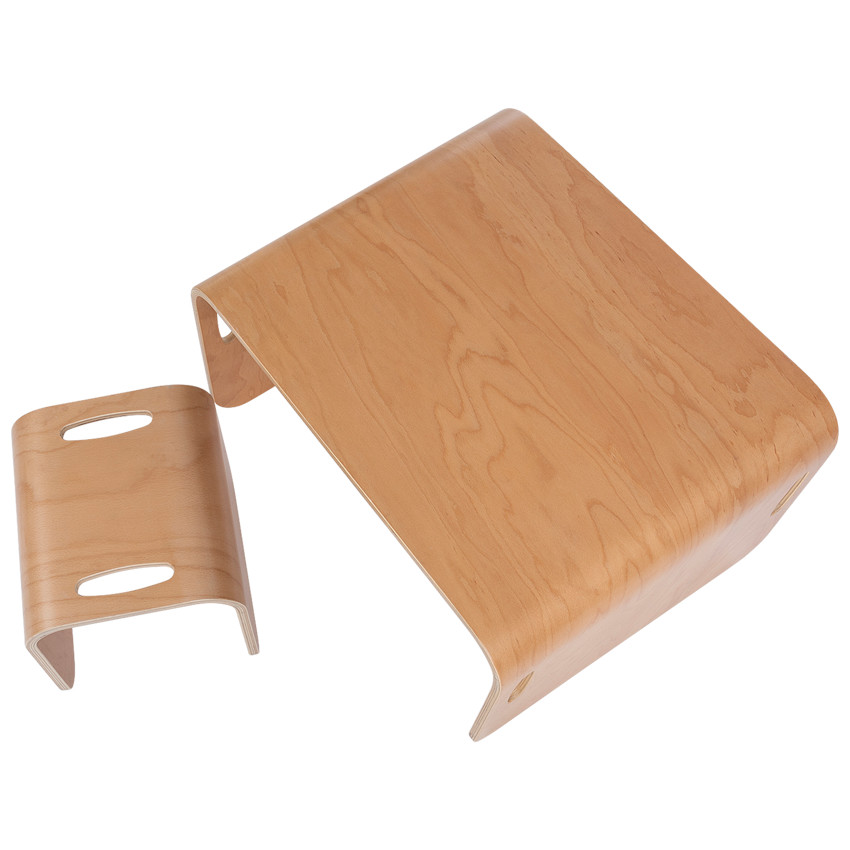 3-in-1 bureaumeubel bank en tafel met 1 stoel 