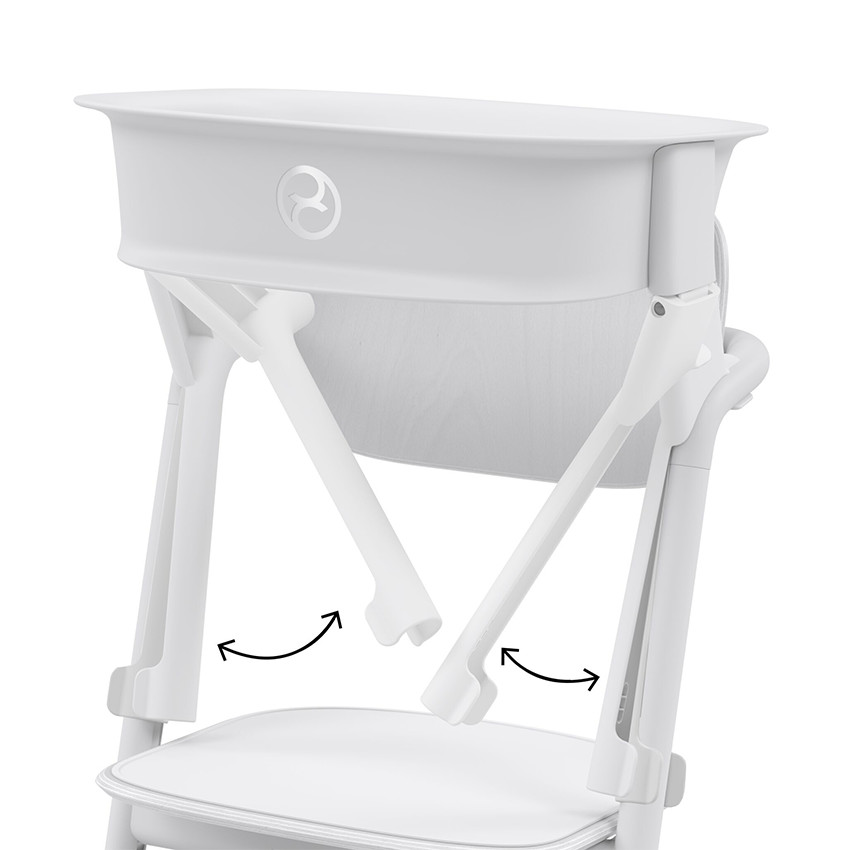 Set de tour d'apprentissage pour chaise haute Lemo all white 
