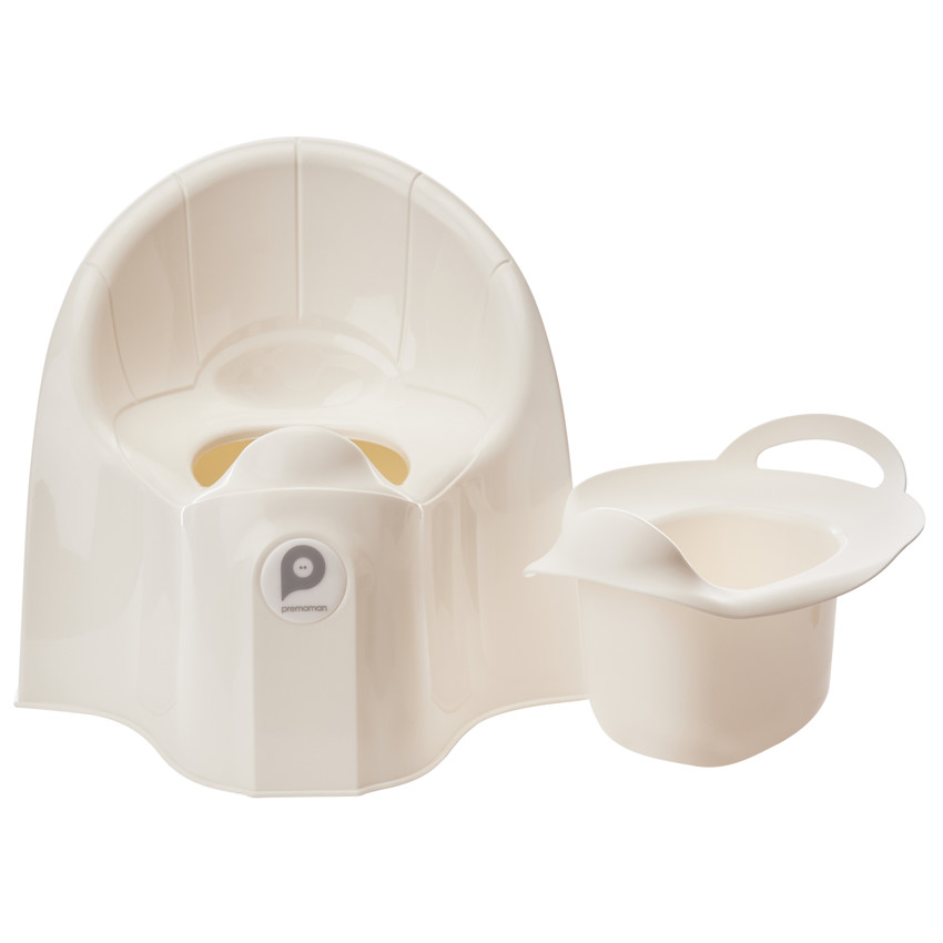 Pot d'apprentissage avec cuve amovible Bébélouga Blanc 