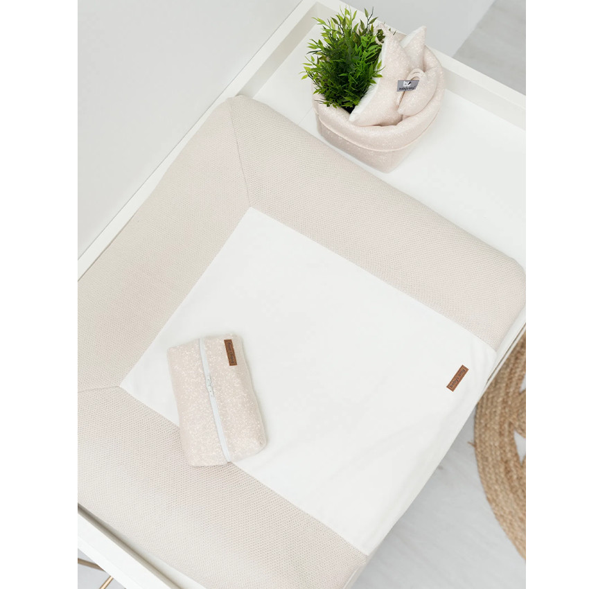 Opbergmand Sparkle - Ivoor/goud Mêle 