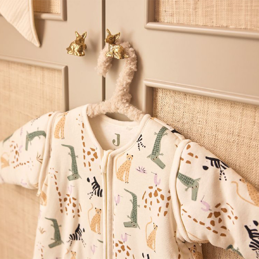 Slaapzak TOG 3 met afneembare mouwen 90 cm Jungle Jambo 