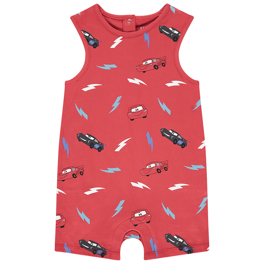 Combinaison courte imprimé Cars Disney pour bébé garçon  