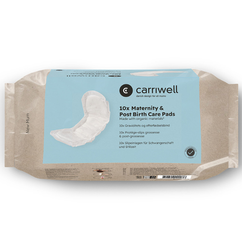 Protège-slips grossesse & post-grossesse - Blanc - 10pcs 