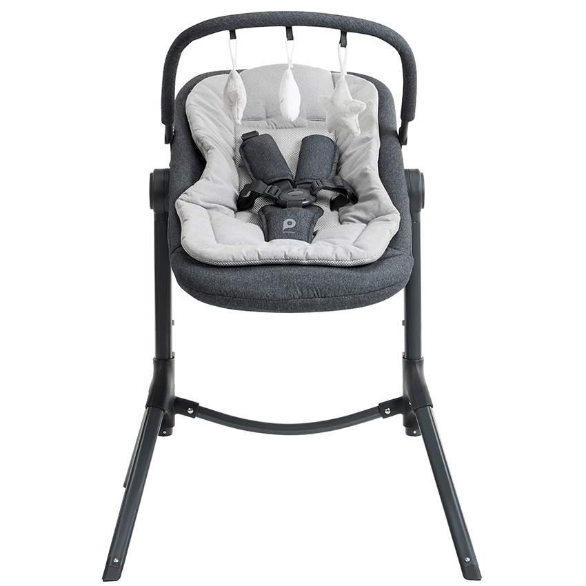 Transat réglable en hauteur Uppy gris 