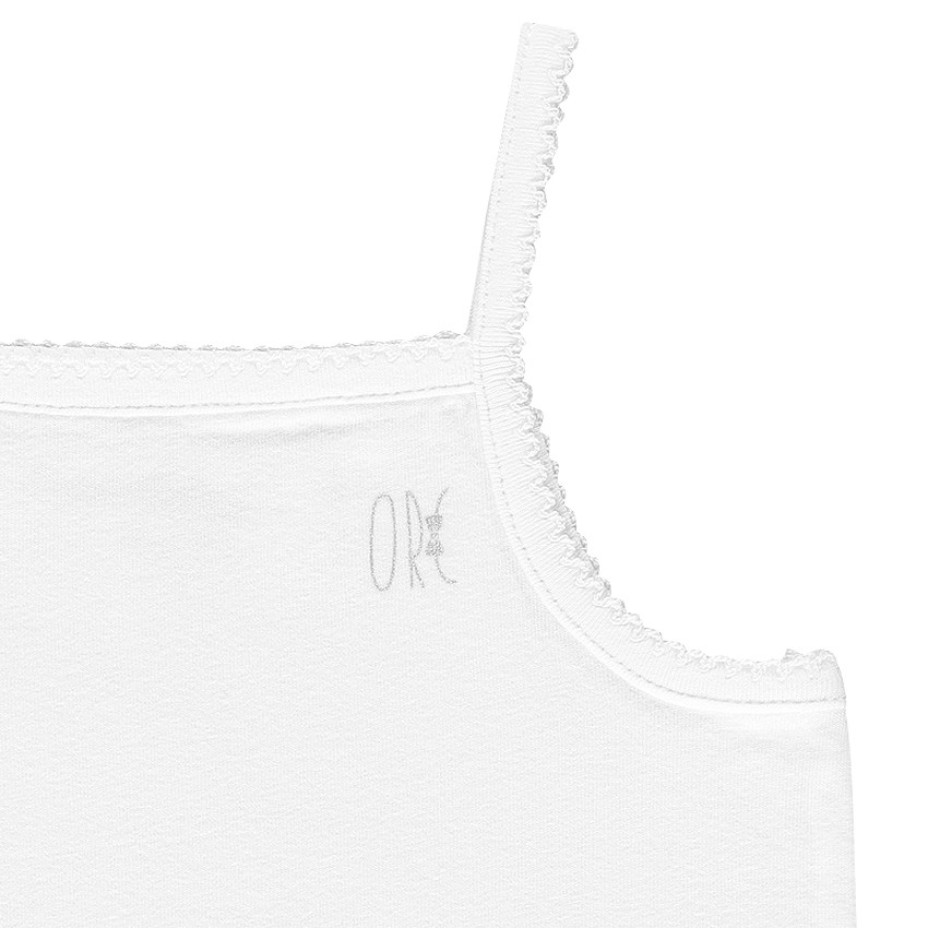 Set van 3 effen bodies met bretellen voor meisjes 