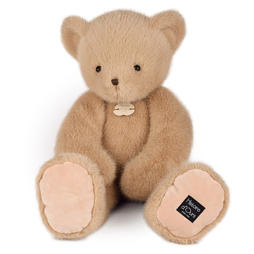 Peluche Ours Clémentin 60CM Miel/Amande 