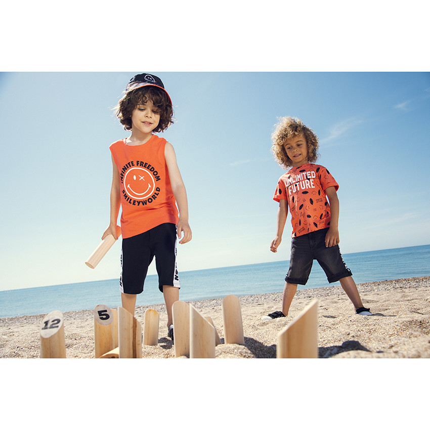 Bob uni SmileyWorld à doublure contrastée 