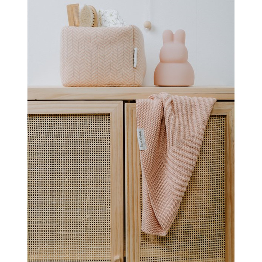 Deken babybed Grace Blush 