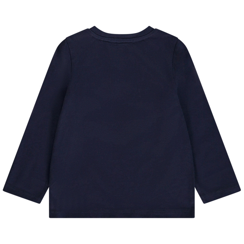 Lange mouwen T-shirt met bouclette patches voor baby jongen 