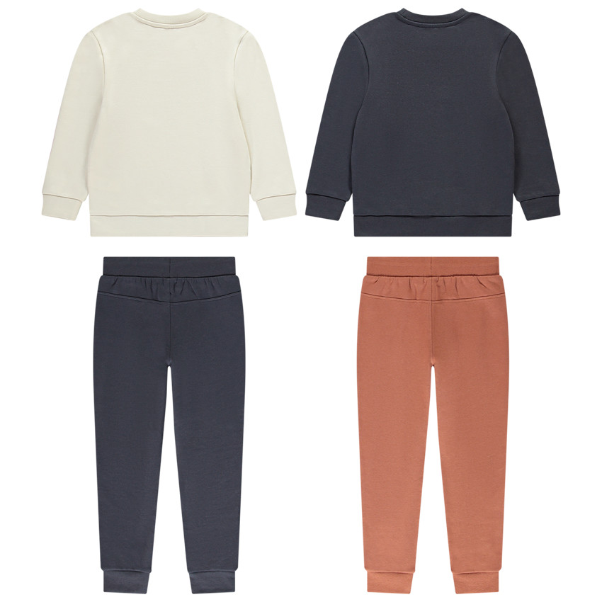 Set van 2 sets joggingbroeken verwisselbaar voor jongen 